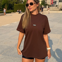 CAMISETA OVERSIZE MARROM