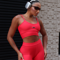 CONJUNTO LEGGING GRINGA VERMELHO (empina)