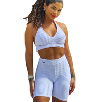 CONJUNTO SHORT GRINGA BROCADO BRANCO (empina)