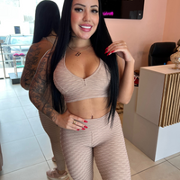 TOP NADADOR BROCADO NUDE