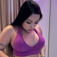 TOP PESCOÇO ACESS MORADO CÓS LISO