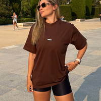 CAMISETA OVERSIZE MARROM