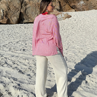 CAMISA LISTRADA VERMELHA