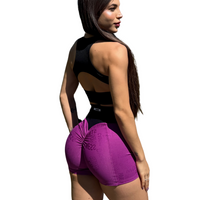 SHORT JACQUARD ROXO PRETO (empina)