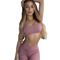 CONJUNTO SHORT LISO ROSÊ (empina)