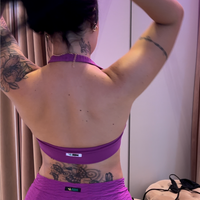 TOP PESCOÇO ACESS MORADO CÓS LISO