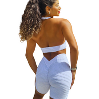 CONJUNTO SHORT GRINGA BROCADO BRANCO (empina)