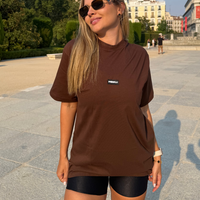 CAMISETA OVERSIZE MARROM