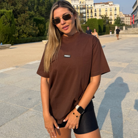 CAMISETA OVERSIZE MARROM