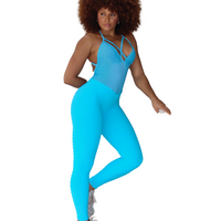 MACACÃO BOLINHAS BROCADO AZUL (empina)