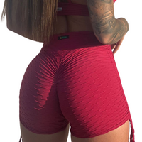 SHORT BROCADO CEREJA (empina)