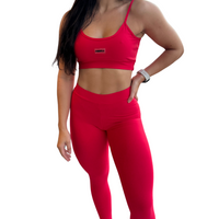 CONJUNTO LEGGING GRINGA VERMELHO (empina)