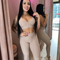 TOP NADADOR BROCADO NUDE