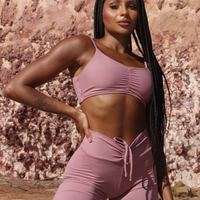CONJUNTO SHORT LISO ROSÊ (empina)