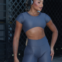 CONJUNTO BERMUDA ACESS SHINE CINZA (normal)