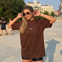 CAMISETA OVERSIZE MARROM
