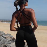 CONJUNTO ARANHA PRETO LISO (empina)