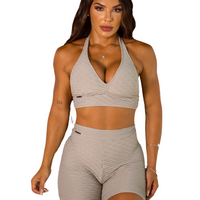 CONJUNTO SHORT GRINGA BROCADO CINZA (empina)