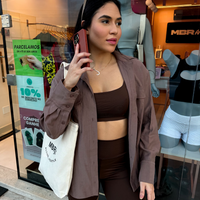 CONJUNTO SHORT BOLSO MARROM DARK (normal)