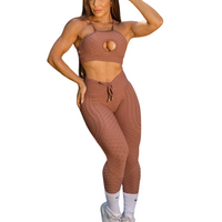 CONJUNTO BROCADO MARROM 3 LISTRAS (normal)