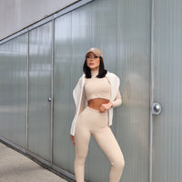 CONJUNTO CANELADO SOFT BEIGE
