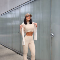 CONJUNTO CANELADO SOFT BEIGE