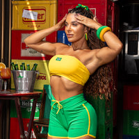 CONJUNTO BRASIL SHORT TOMARA QUE CAIA (normal)