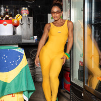 MACACÃO LISO MBR BRASIL AMARELO (empina)