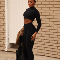 CONJUNTO CANELADO GLAM PRETO (normal)