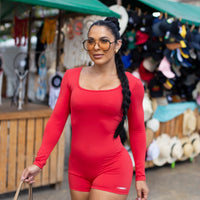 MACAQUINHO SCARLET FIT MANGA LONGA VERMELHO (normal)