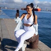 CONJUNTO LEGGING ACESS BRANCO (empina)