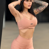 CONJUNTO SHORT ROSÊ FIT (empina)