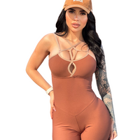 MACACÃO BICOLOR MARROM LISO (empina)