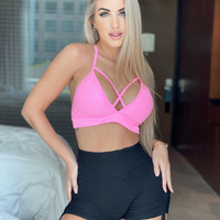 SHORT BROCADO PRETO (empina)