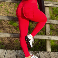LEGGING FRUFRU VERMELHA LISA (empina)