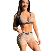 CONJUNTO SHORT ELÁSTICO NUDE (normal)