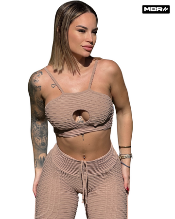 CONJUNTO BROCADO 3 LISTRAS NUDE (normal)