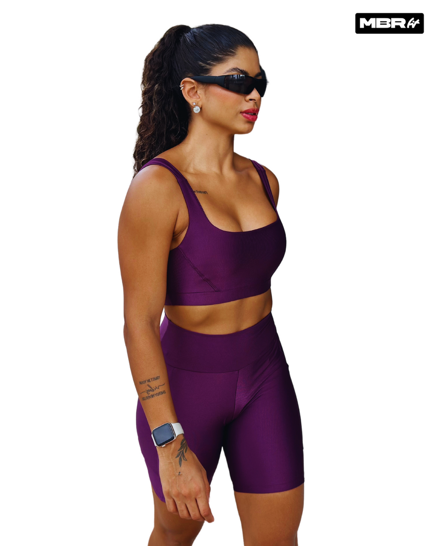 CONJUNTO BERMUDA RUN SHINE AÇAÍ (normal)
