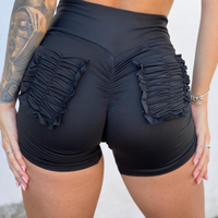 SHORT FRUFRU PRETO ( empina )