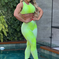 CONJUNTO LEGGING GRINGA TIE DYE AMARELO NEON