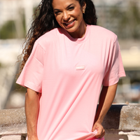 CAMISETA OVERSIZE ROSA
