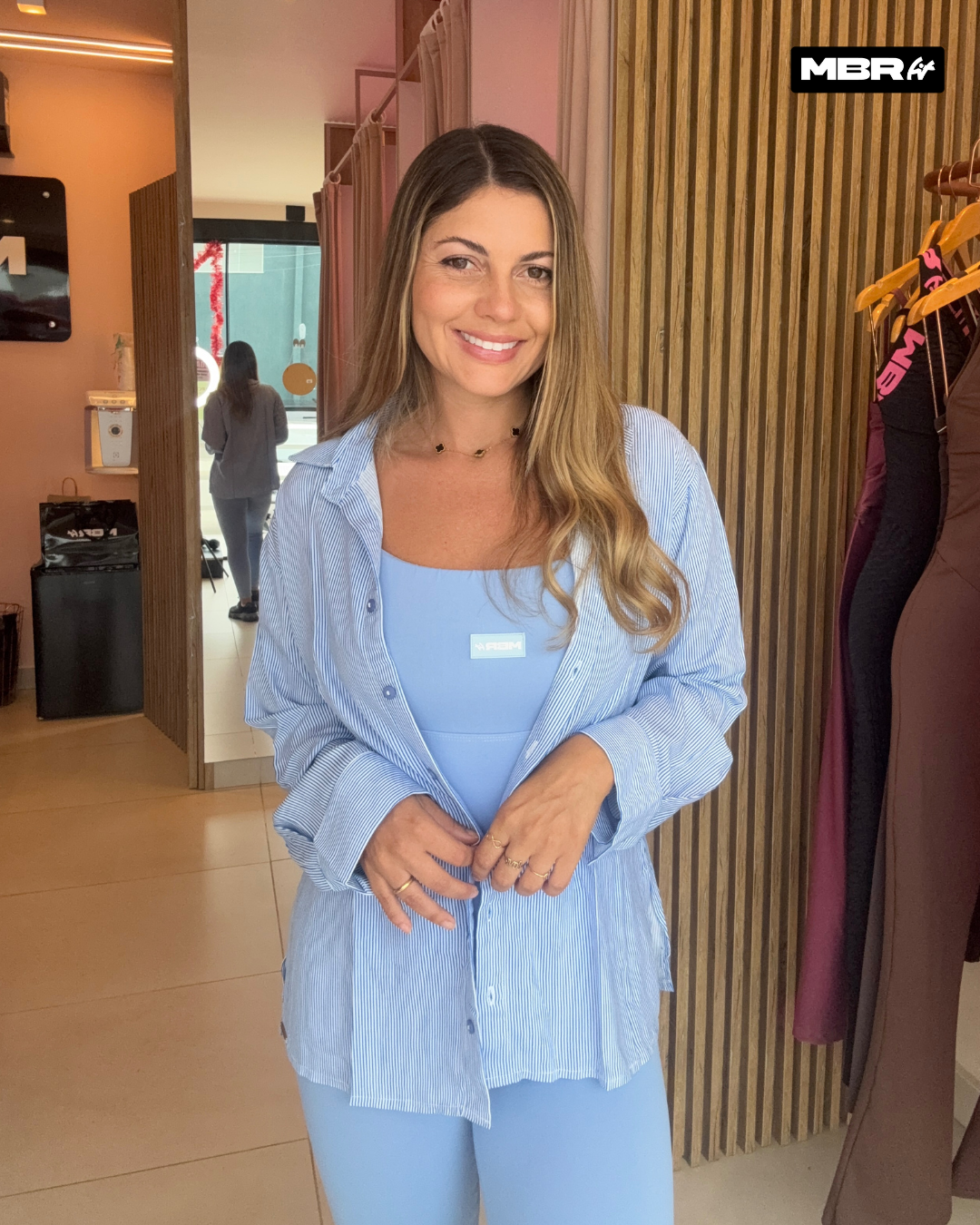 CAMISA LISTRADA AZUL