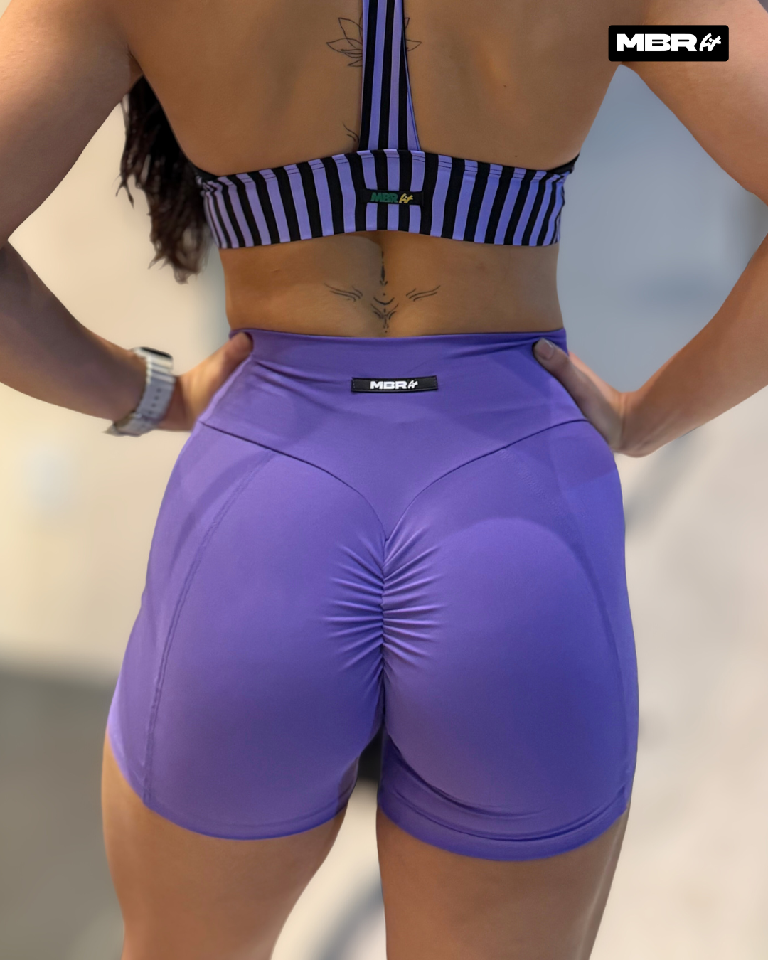 SHORT LISO ROXO (empina)