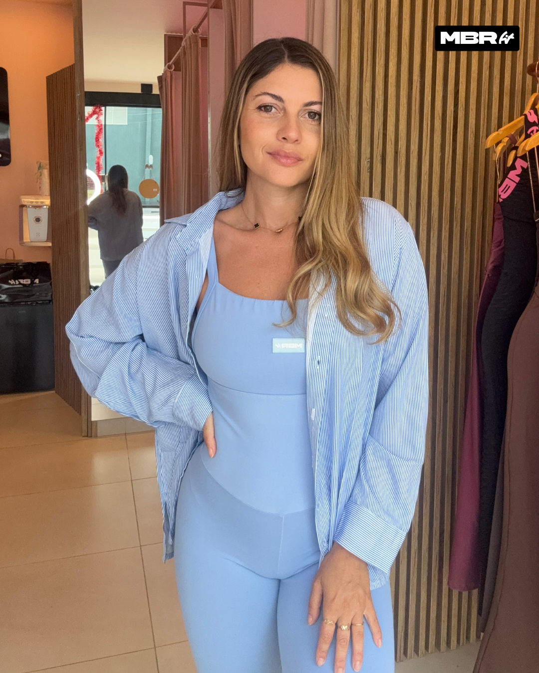 CAMISA LISTRADA AZUL