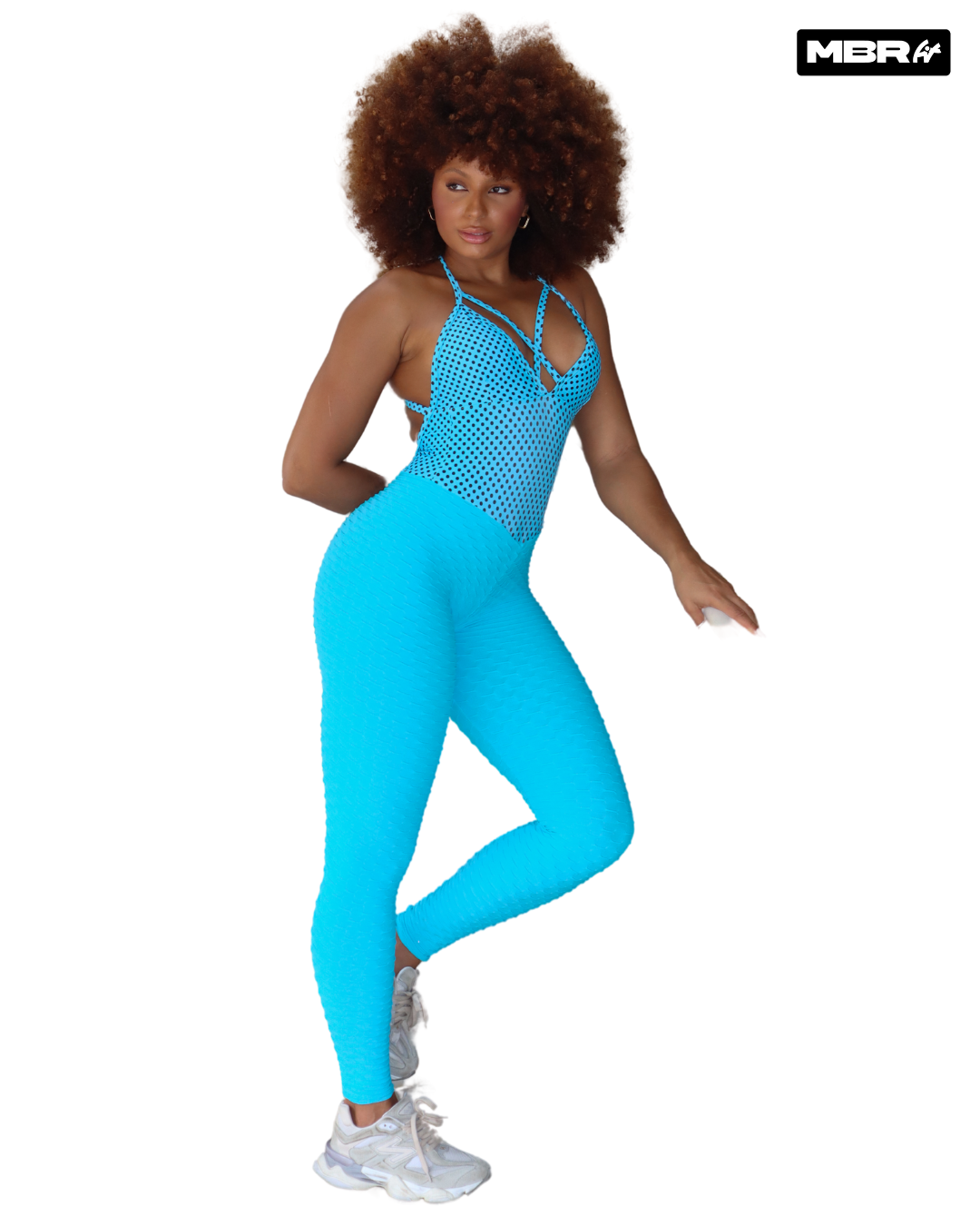 MACACÃO BOLINHAS BROCADO AZUL (empina)