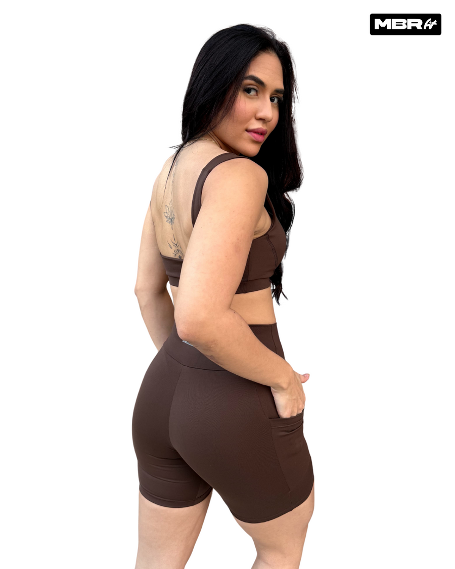 CONJUNTO SHORT BOLSO MARROM DARK (normal)