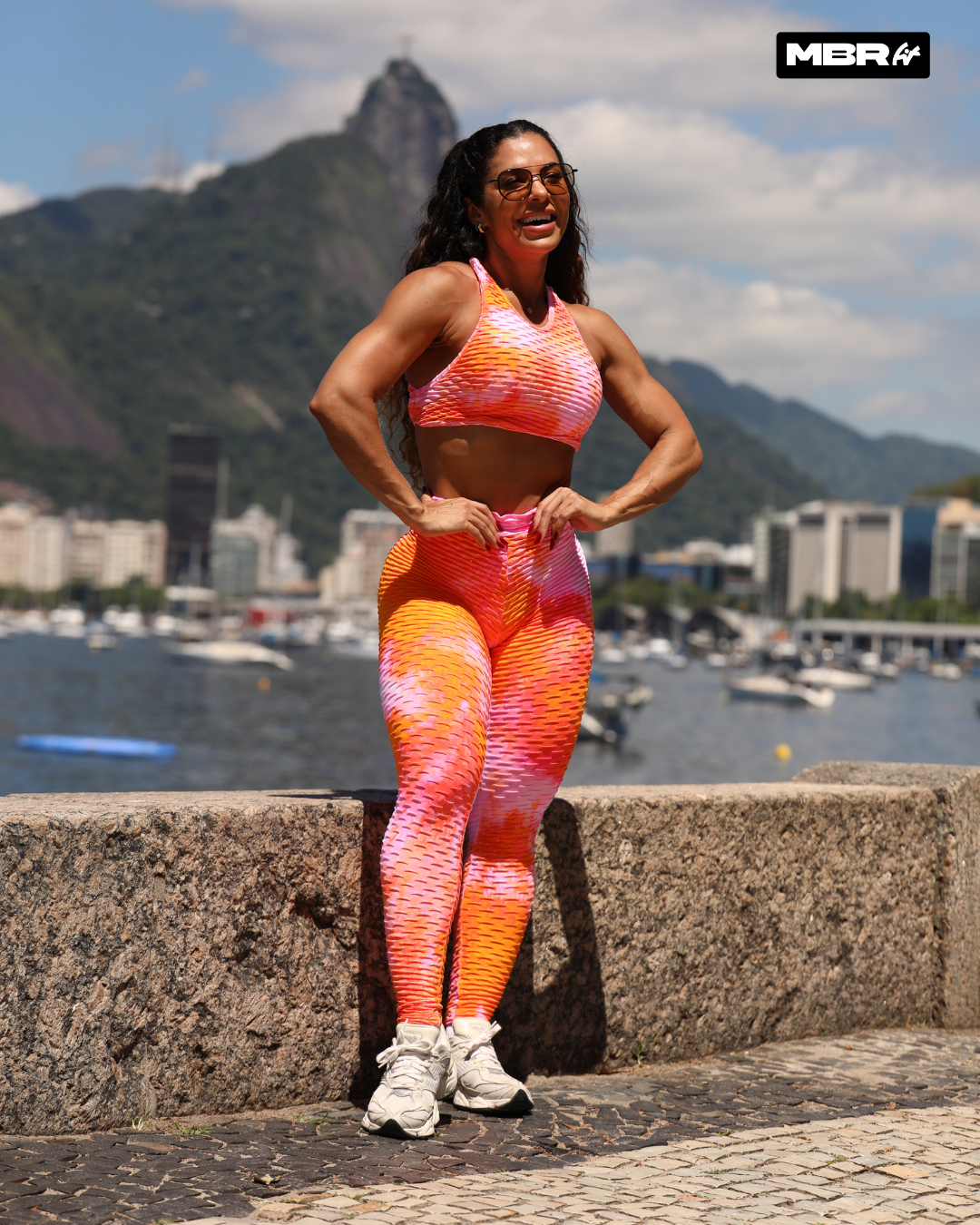 CONJUNTO GRINGA TIE DYE LARANJA (empina)