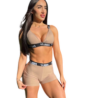CONJUNTO SHORT ELÁSTICO NUDE (normal)