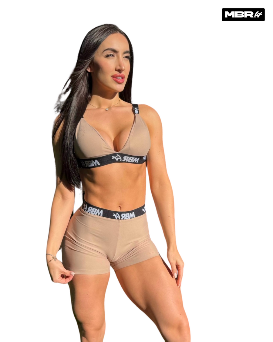 CONJUNTO SHORT ELÁSTICO NUDE (normal)