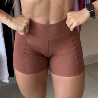 CONJUNTO SHORT BASIC MARROM (normal)